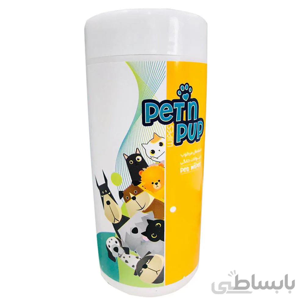 دستمال مرطوب حیوانات خانگی Pet’n pup