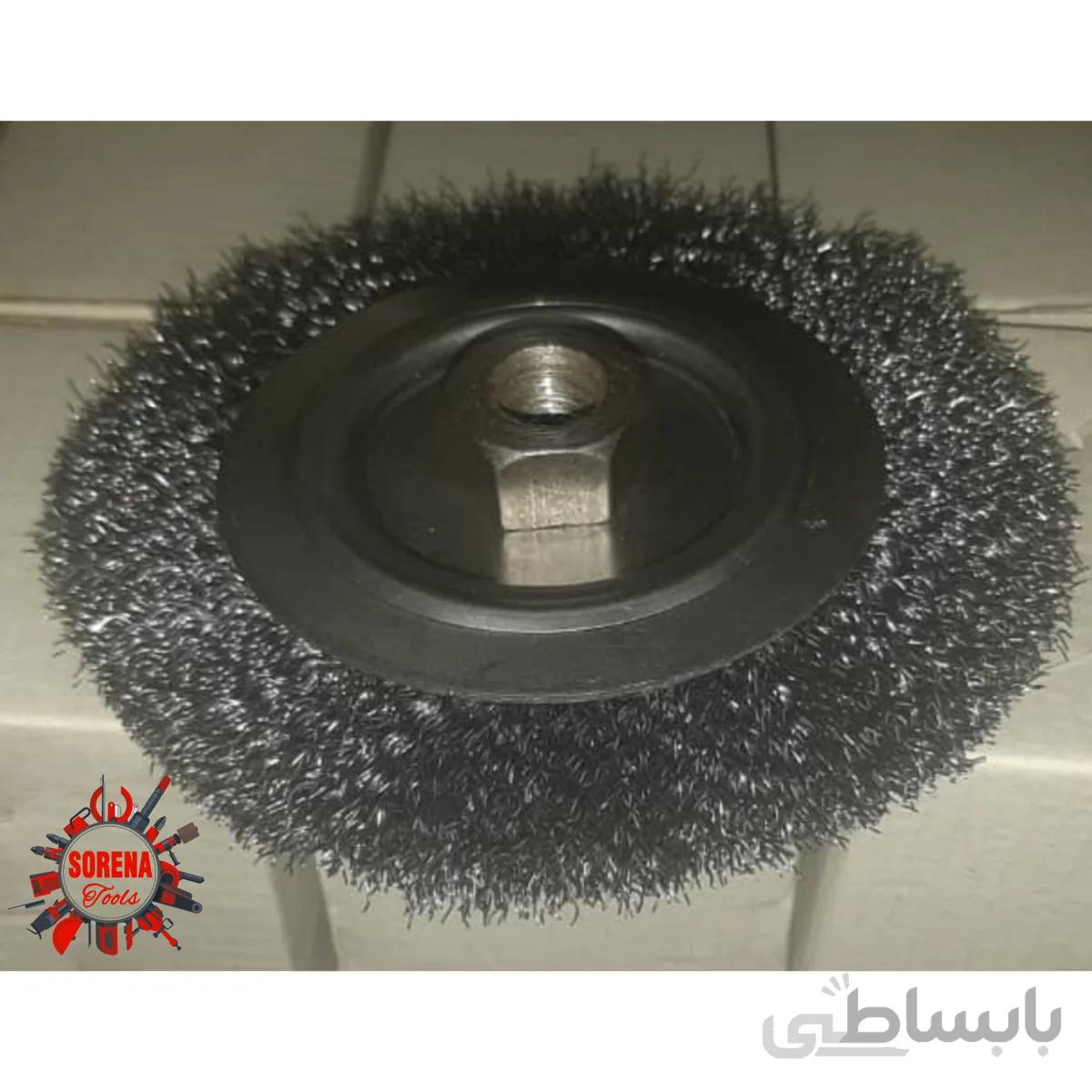 فرچه سیمی تخت افشان مهره دار فرزی بزرگ