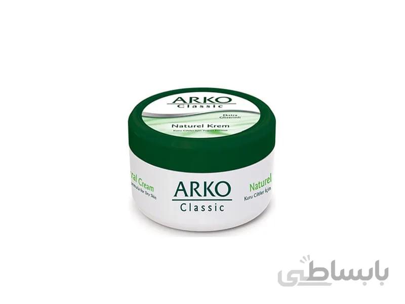 کرم مرطوب کننده آرکو مدل Classic حجم 150 میل ا Arko Classic Natural Cream-150ML