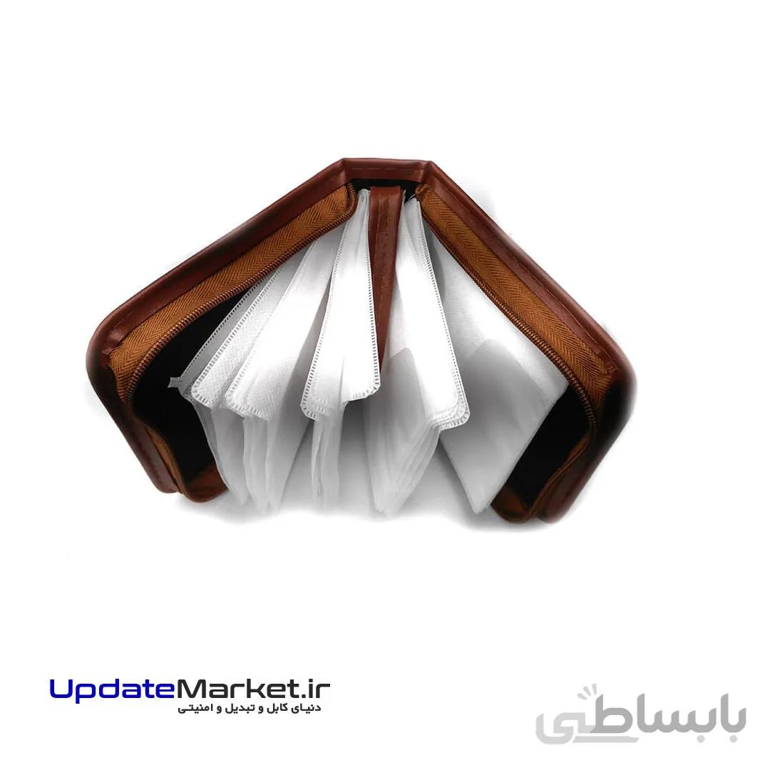 کیف سی دی 50 تایی چرمی