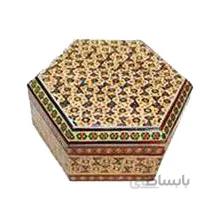 جعبه جواهرات خاتم کاری اصفهان کد 80