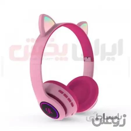 هدفون بلوتوثی رم خور Cat Ear CT-66