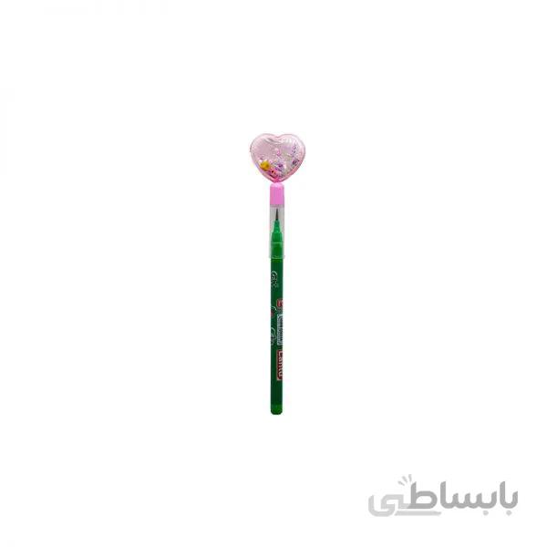مداد فشنگی طرح قلبی تاس دار لانتو مدل JM9939
