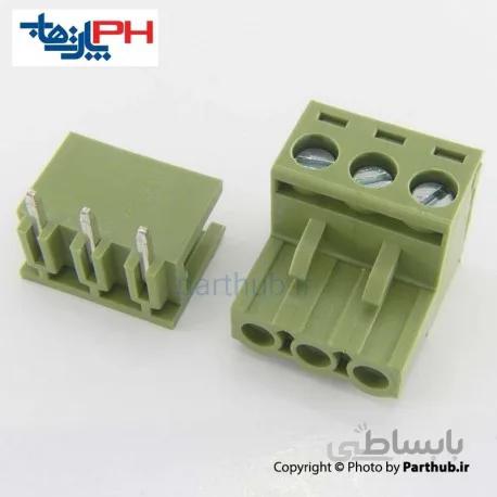 ترمینال 3 پین رایت انگل 5.08mm