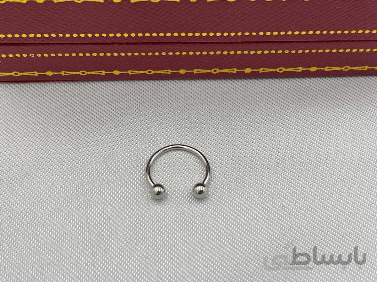 پیرسینگ اسمایلی و گوش نقره ای