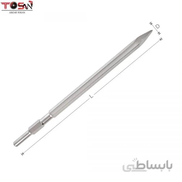 قلم دنباله شش گوش تیز 400×17