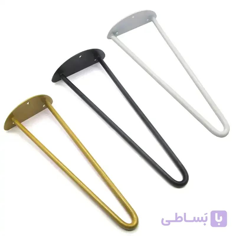 پایه سنجاقی فلزی میز ارتفاع 50 سانتیمتر