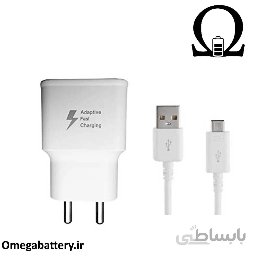 شارژر اصلى سريع گوشی Samsung Galaxy A5 2016 همراه با كابل 1 متری ا 2A Samsung Galaxy A5 2016 Fast travel charger with 1 m cable
