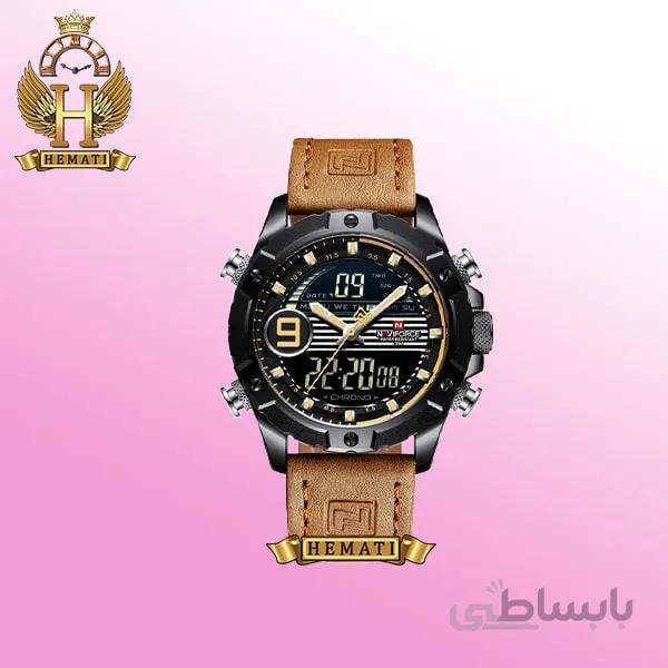 ساعت مچی مردانه نیوی فورس Naviforce NF9146M بند چرم