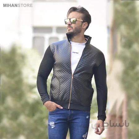 کاپشن چرم مردانه Tiva