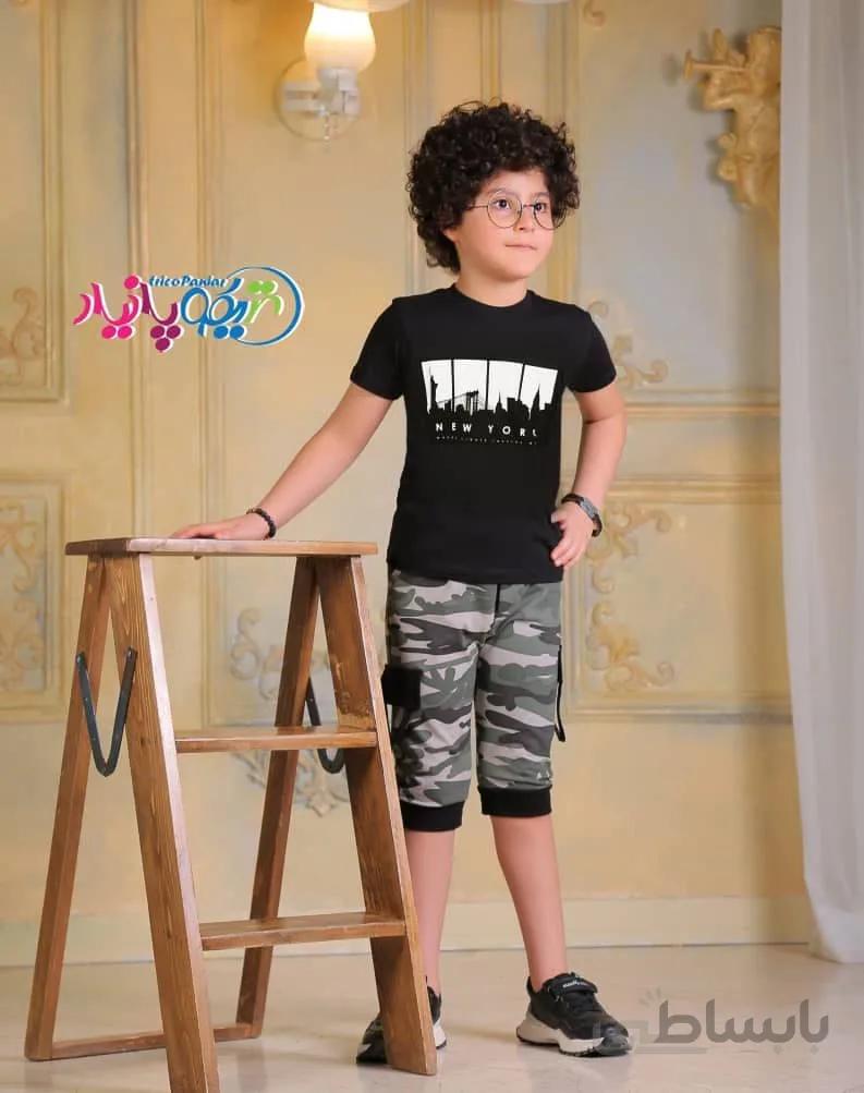 بلوز پنبه لاکرا شلوارک پنبه لاکرا (حداقل تعداد سفارش 8 عدد)