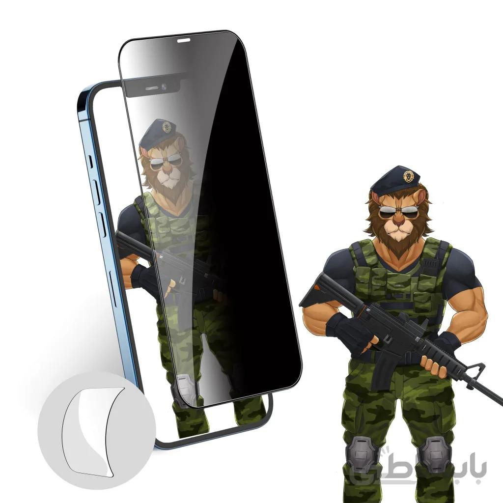 گلس محافظ صفحه 12 / 12 پرو مدل 3D PRIVACY PRO