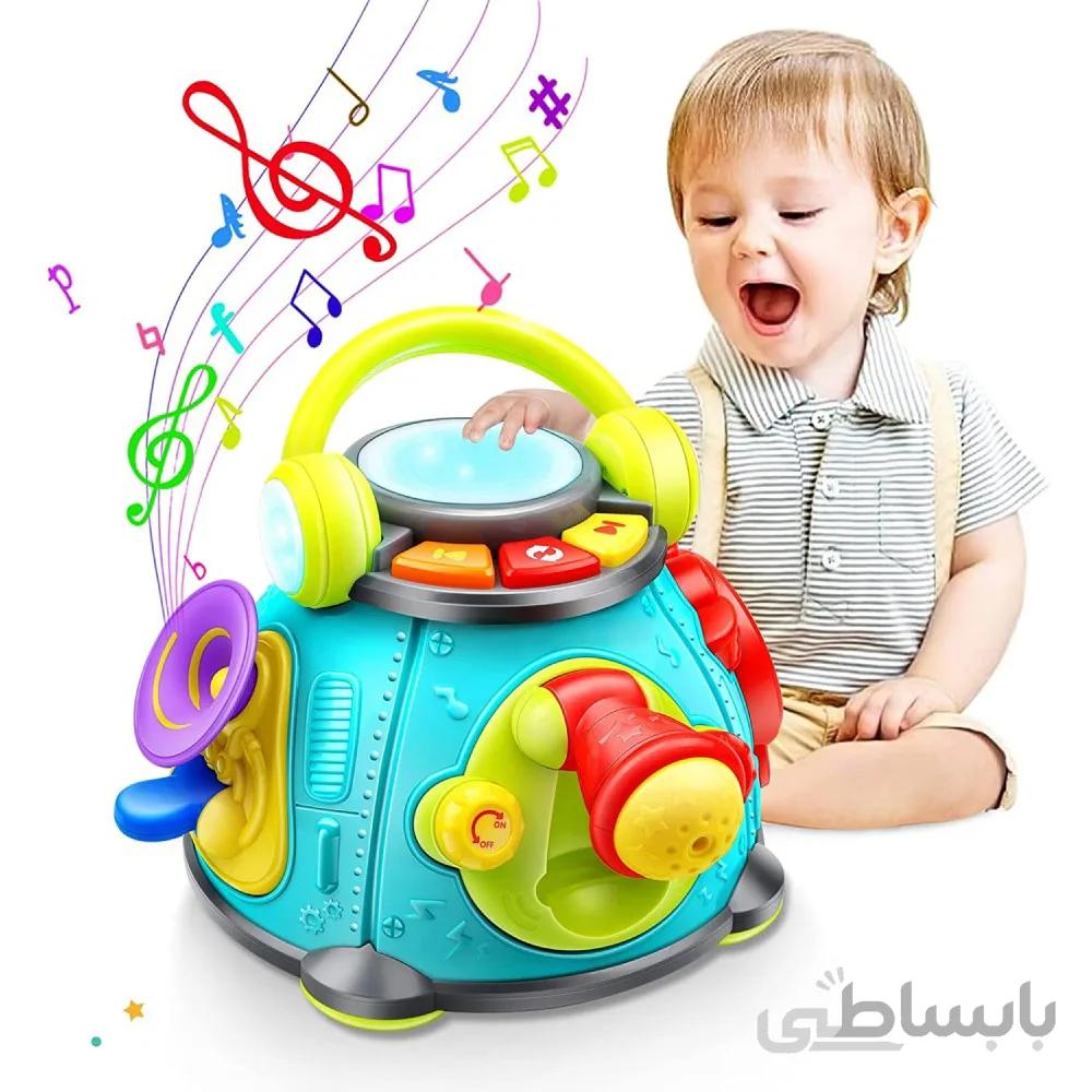اسباب بازی کیف موزیکال هولی تویز 3119 Hola Toys Activity Music Cube