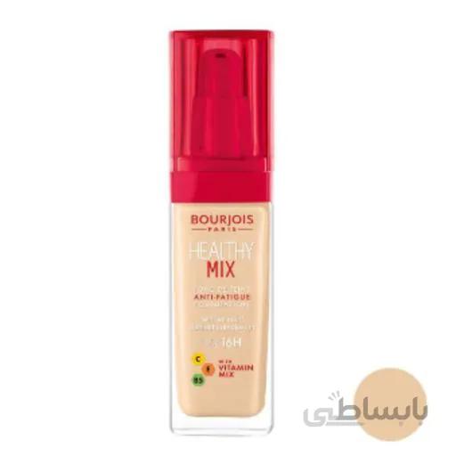 کرم پودر بورژوآ سری Healthy Mix مدل Vanilla 52 حجم 30 میلی لیتر ا Bourjois Healthy Mix Foundation Vanilla 52 30ml