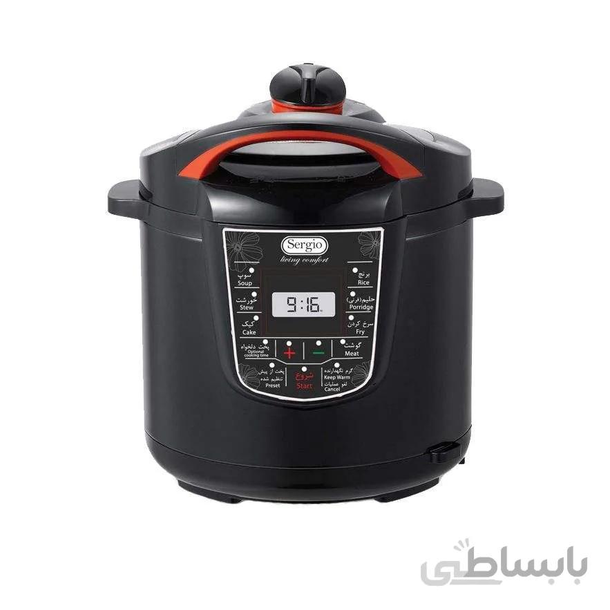 زودپز برقی سرجیو مدل SPC725M ظرفیت 6 لیتر