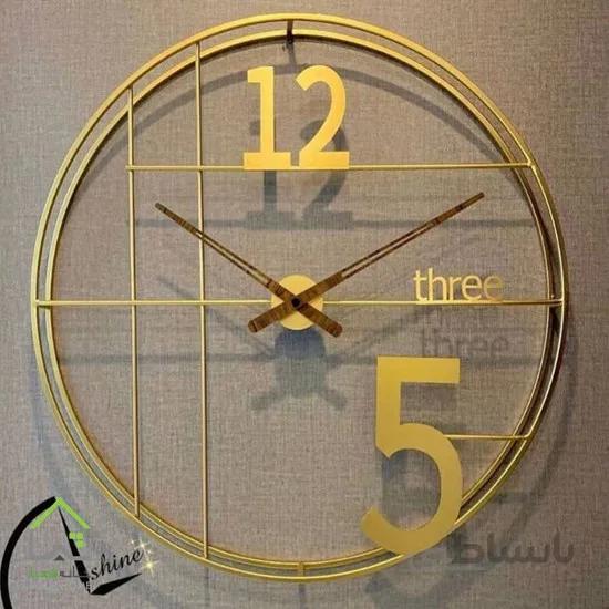ساعت دیواری فلزی نامبر