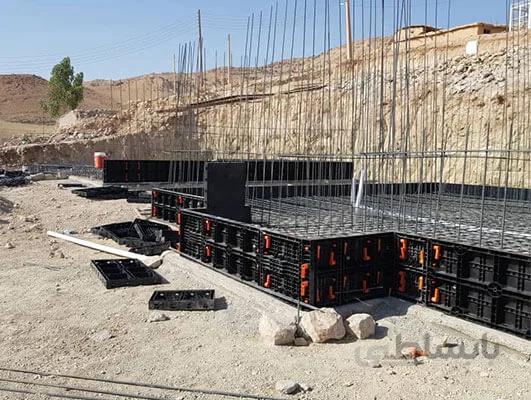 قالب مدولار پلاستیکی بتن بسپار (40 سانتیمتر)