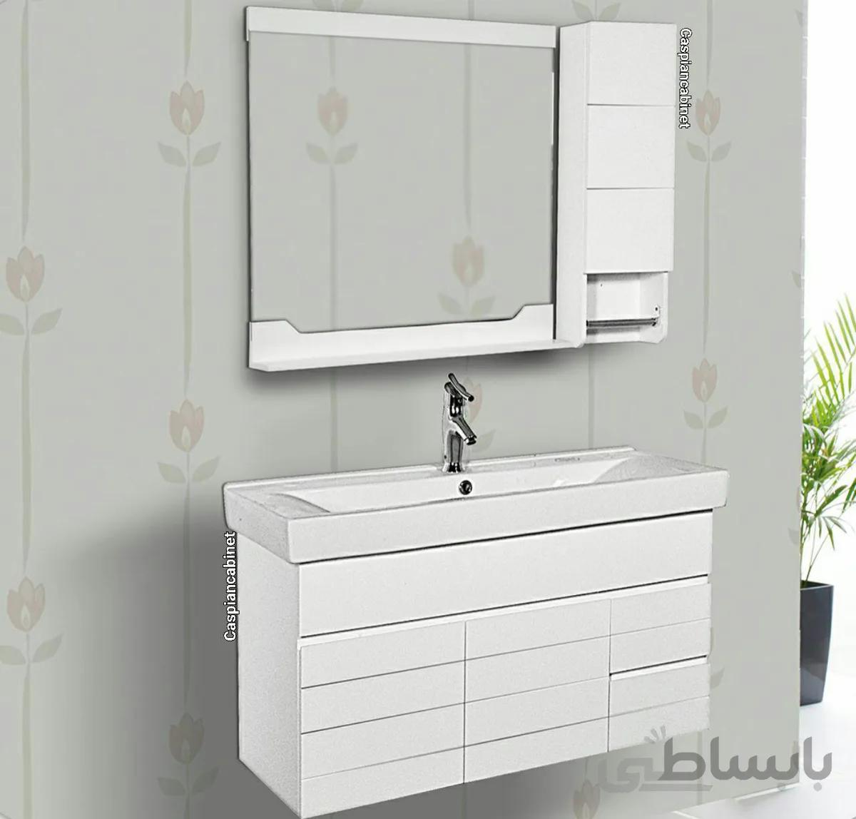 روشویی کابینت دار آنتیک دیواری100 سانت ا روشویی کابینت دار آنتیک دیواری100 سانت