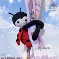 گیره پرده عروسکی طرح کفشدوزک ( کد 30090 )