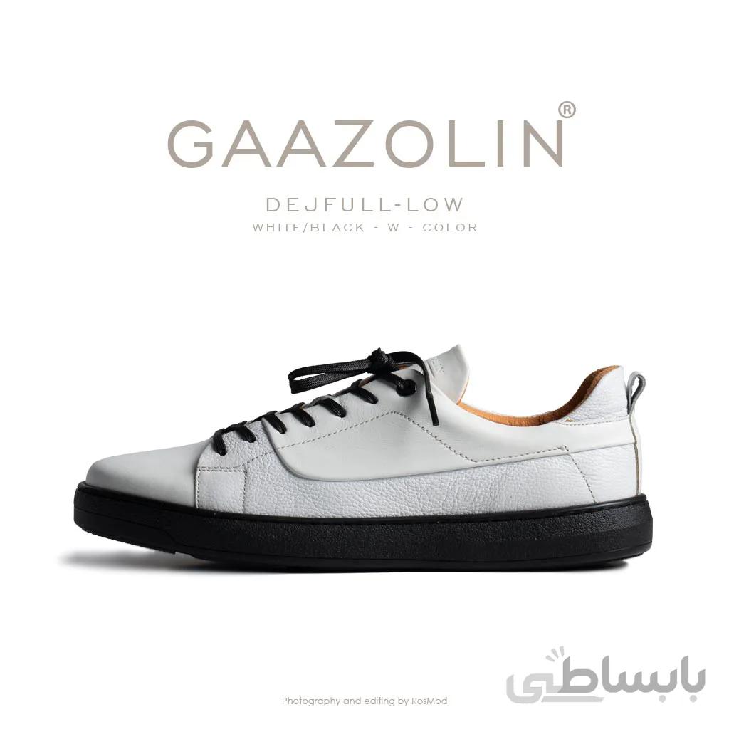 کتانی کوتاه دژفول گازولین سفید – GAAZOLIN Dejfull-Low White Black W