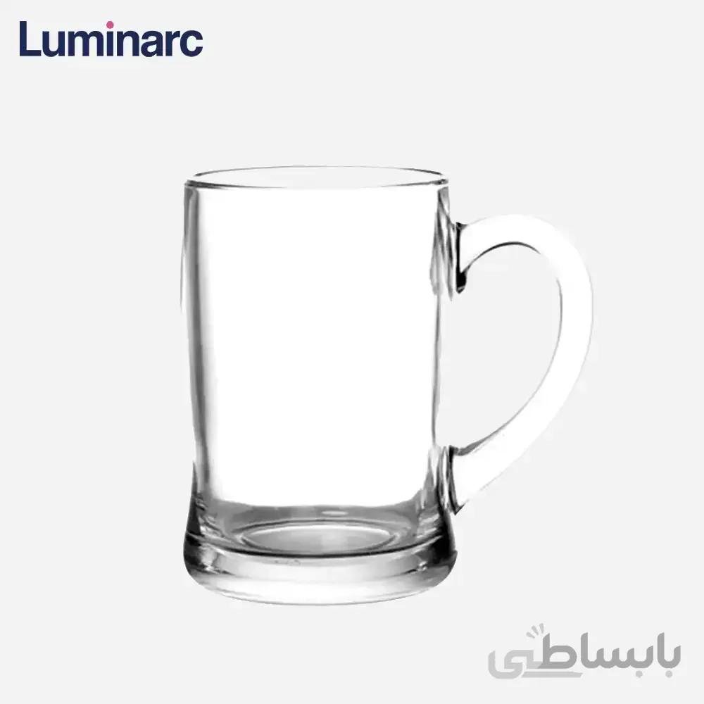 لیوان دسته دار بشکه ای بندرم لومینارک Luminarc