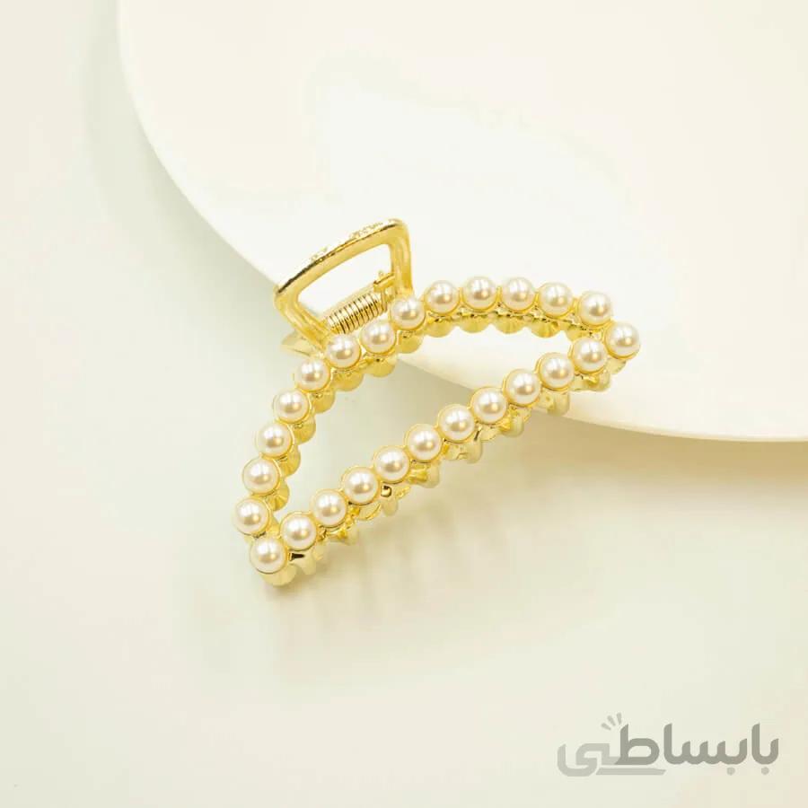 کلیپس فلزی مرواریدی کد c127