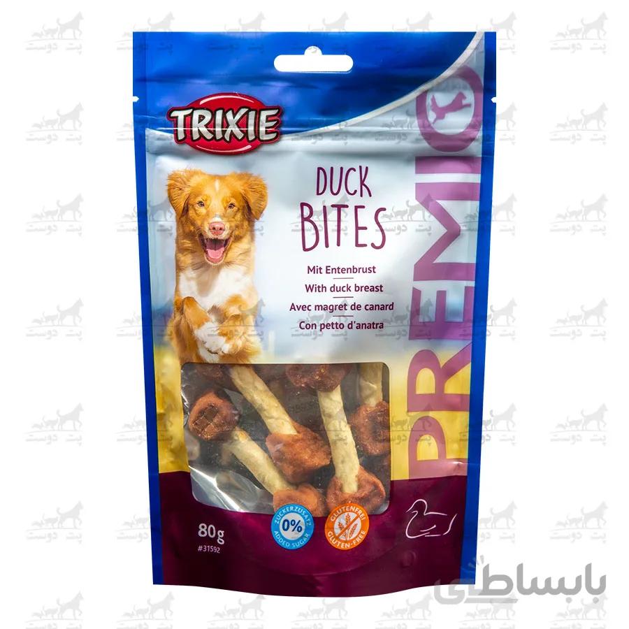 تشویقی اردک تریکسی Duck Bites برای سگ