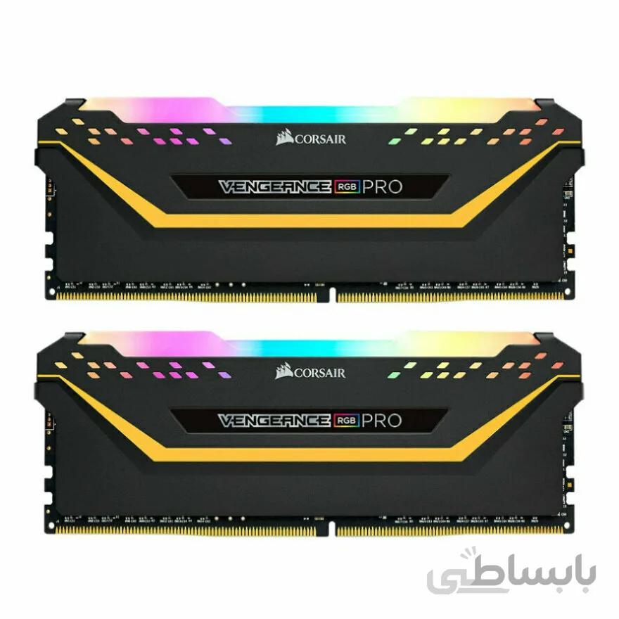 رم کورسیر VENGEANCE RGB PRO TUF 32GB 16GBx2 3200MHz CL16