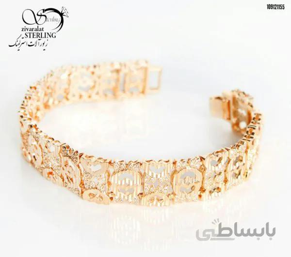دستبند زنانه برند ژوپینگ تراش دار کد:۲۸۷۵
