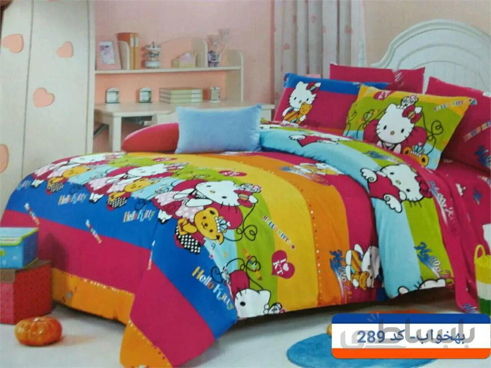 ست خواب نخی 4 تکه تک نفره و 6 تکه دو نفره به خواب ا Set sleep cotton 4 piece of single and 6 pieces Doubles BehKhab
