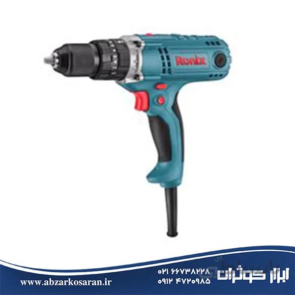 پیچ گوشتی برقی چکشی نیم تنه فلزی Ronix مدل 2520 کد 253013