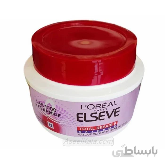 ماسک موی ترمیم کننده لورآل Loreal مدل Total Repair 5 وزن 300 میل