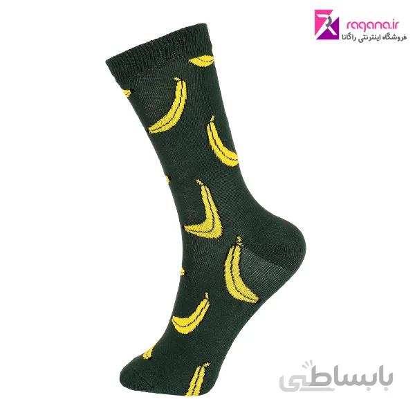 جوراب زنانه chetic طرح موز کد RG-C621