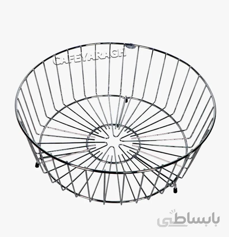 سبد میوه شوی گرد داخل سینک