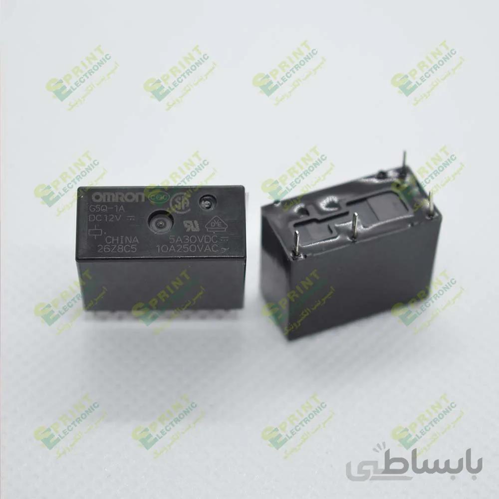 رله 12 ولت 4 پایه 10 آمپر Omron G5Q-1A-12VDC