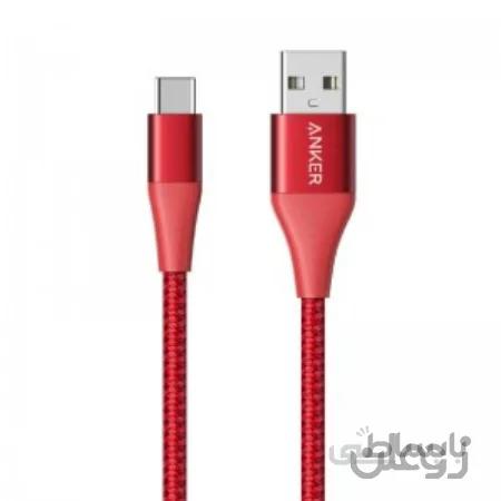 کابل تبدیل USB به UBS C انکر مدل A8462 PowerLine+ II طول 0.9 متر