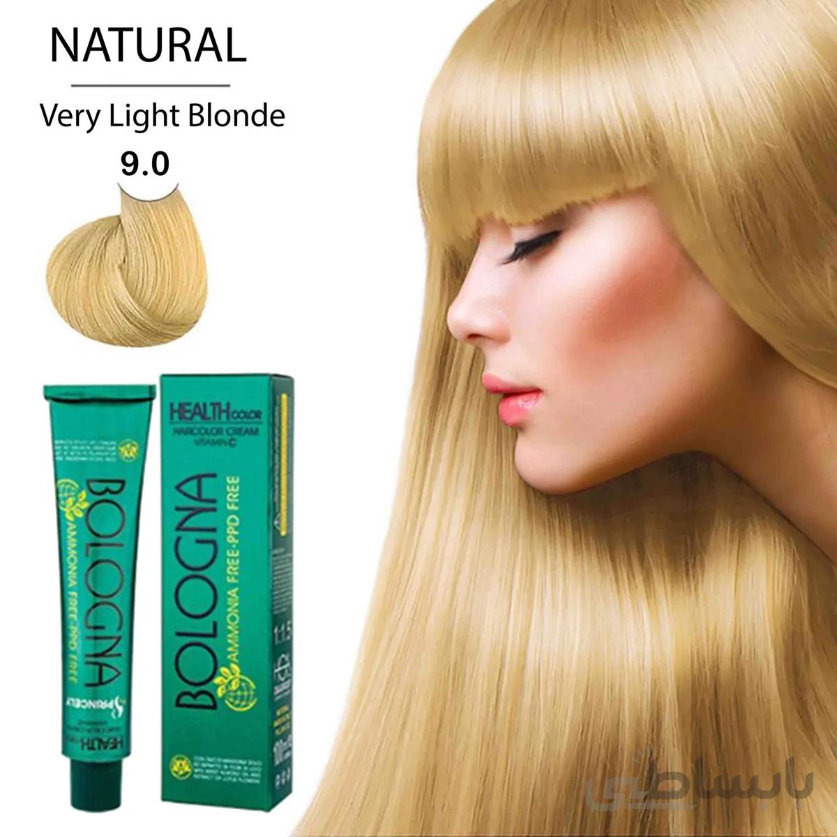 رنگ مو بدون آمونیاک و بدون پی پی دی بلونیا 100میل Very Light Blonde 9.0