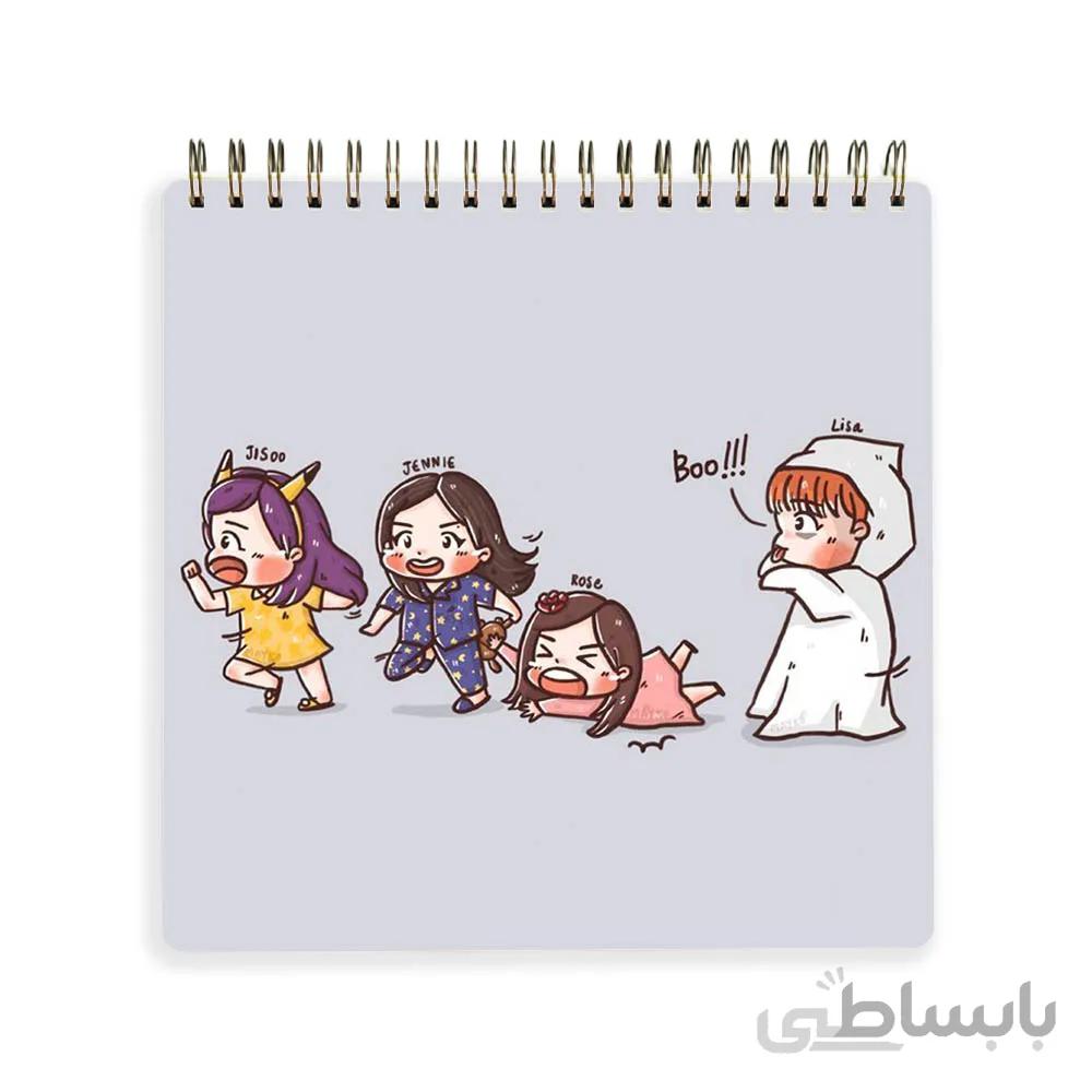 دفترچه يادداشت black pink کد 10100222