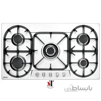 اجاق گاز ۵ شعله استیل البرز مدل S-5905 ا oven of Alborz Steel model S-5905