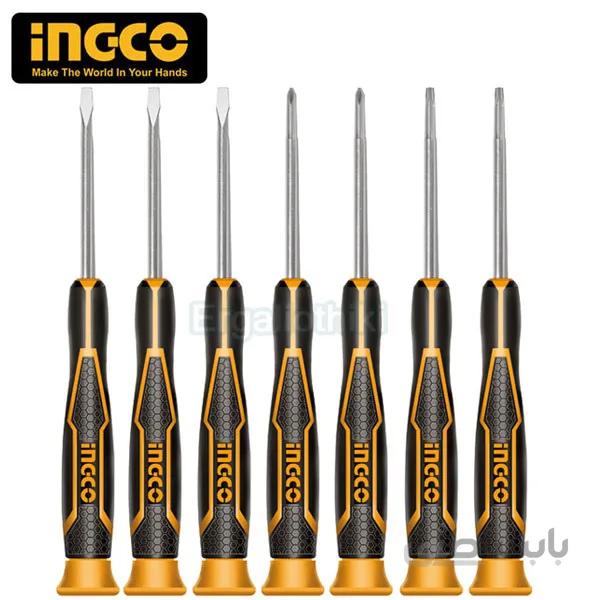 ست 7 عددی پیچ گوشتی ریز اینکو مدل HKSD0718