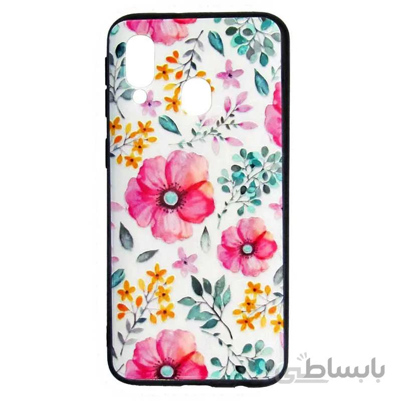 قاب فانتزی برجسته دخترانه طرح گل سامسونگ Samsung A40
