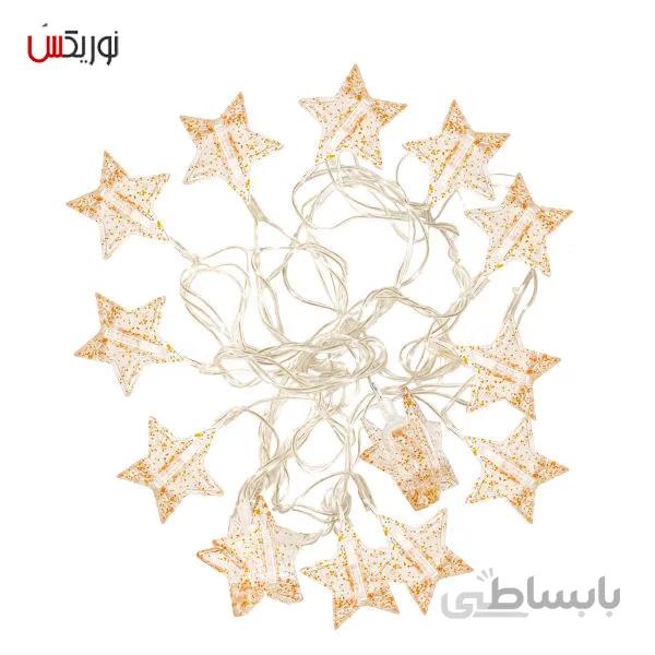ریسه ال ای دی طرح ستاره مدل گیره ای طول 4 متر