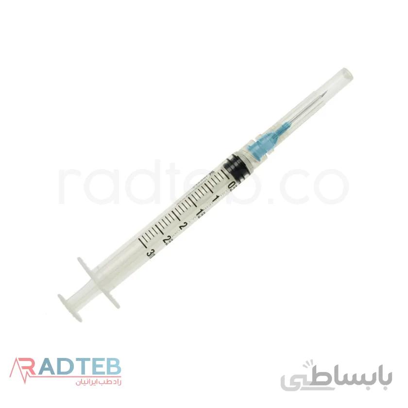 سرنگ 3 سی سی سه تکه پیچی ورید