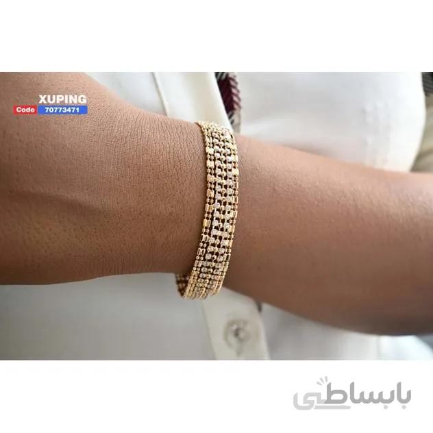 دستبند مردانه استیل کد 456203
