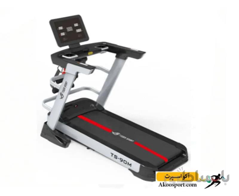 تردمیل خانگی پرقدرت چند کاره شیب برقی تایگر اسپرت مدل TS-90m