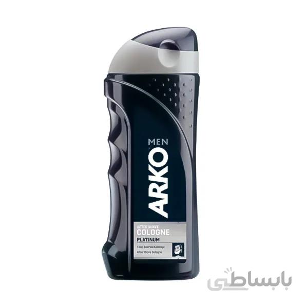 افتر شیو آرکو مدل پلاتینیوم 250 میل ترکیه ا arko after shave cologne platinum