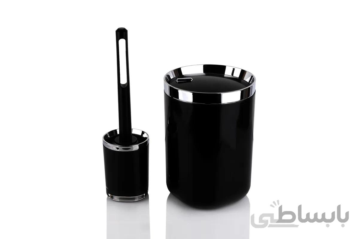 ست سطل و برس سرویس بهداشتی اکو (EKO) مدل ROYAL SWING-BL