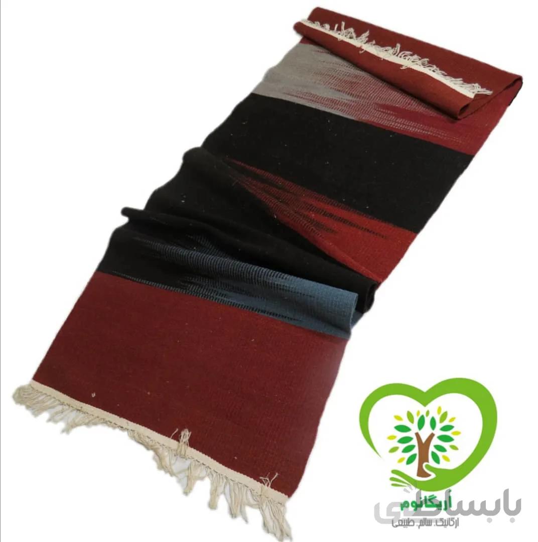 گلیم دستبافت کناره طول یک و نیم متر مدل دو رو کد 2000003