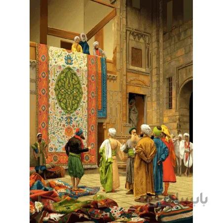 نخ و نقشه تابلو فرش طرح فرانسوی کد 187