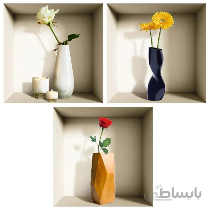 استیکر 33cm طاقچه مجازی مدل VS03 – پک ۳ عددی – تمام چسب